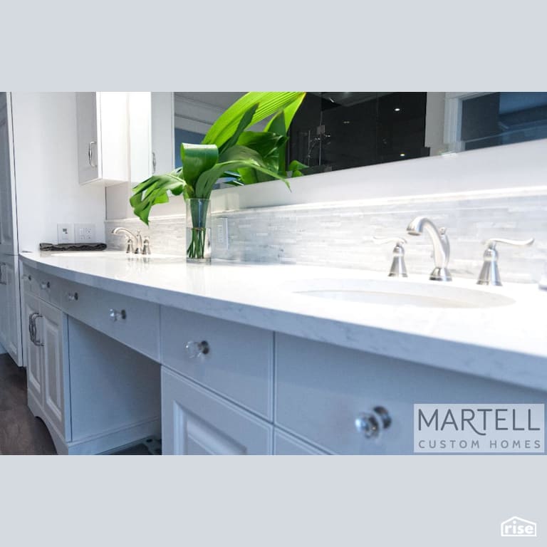 Verona Court - Bathroom with Low-Flow Bathroom Faucet by Martell Homes