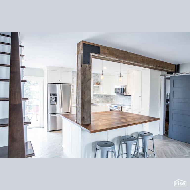Birmingham Kitchen Remodel with Induction Range by Reimagine Designs