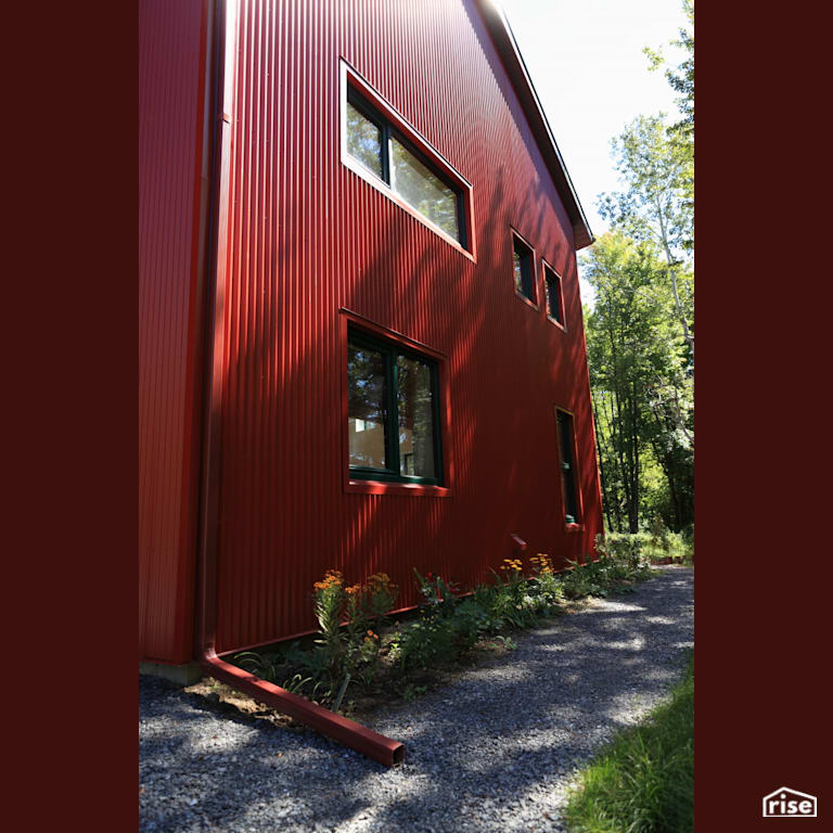 River Road Exterior Side 2 with Aluminum Siding by The Conscious Builder