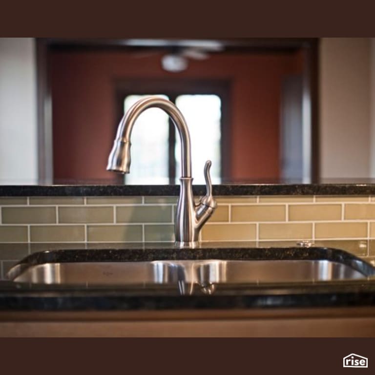 Kitchen Remodel with Low-Flow Kitchen Faucet by Constructive Builders
