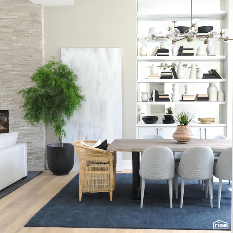Luxton Square - Dining Room with LED Lighting by PlaidFox