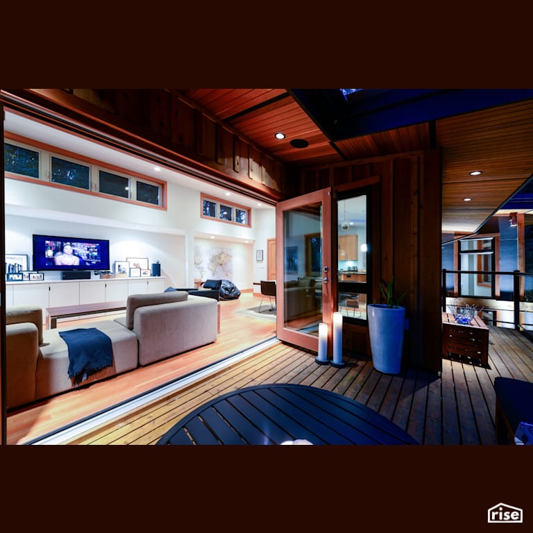 Indoor/Outdoor Living with Integrated LED by Synthesis Design