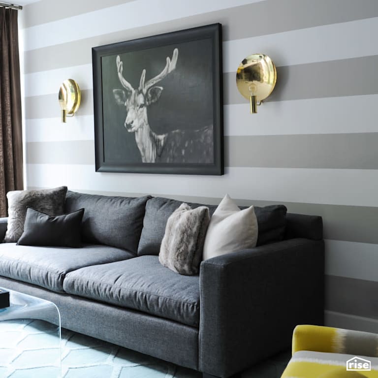 Living Room with Carpeting by PlaidFox