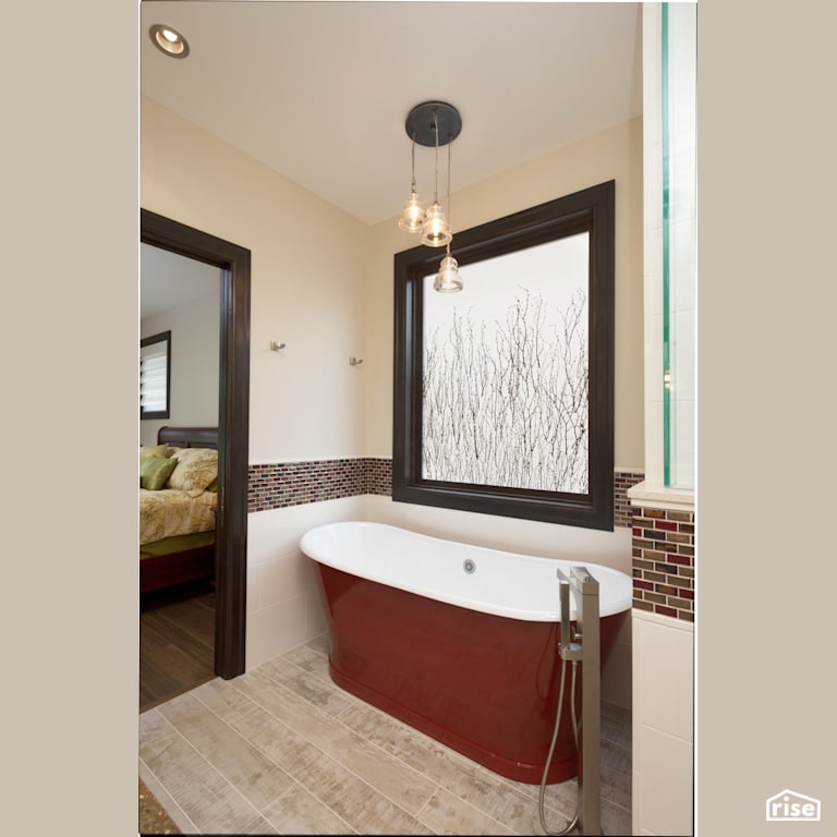 Ensuite with Integrated LED by My House Design/Build Team Ltd.