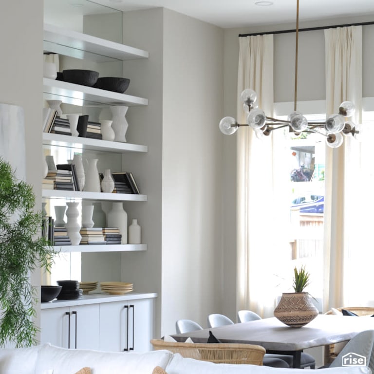 Luxton Square - Dining Room with LED Lighting by PlaidFox