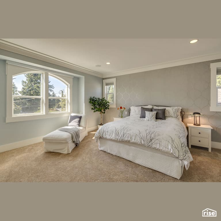 Clay Construction - Delta Charm - Master Bedroom with Integrated LED by Clay Construction