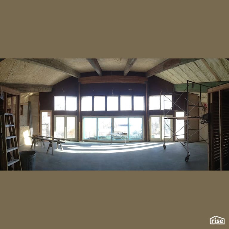 Borah Basin Building Interior with Fixed Window by Hempitecture