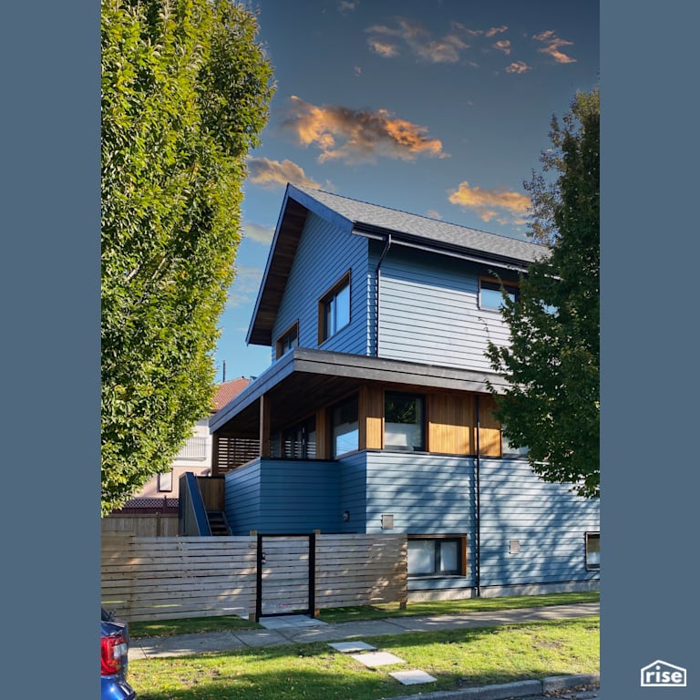 Rear deck with Heat Recovery Ventilator [HRV] by Lanefab Design/Build