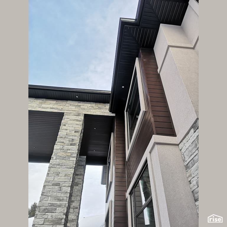 Brown composite siding with Composite or Engineered Siding by ChamClad by Chameleon