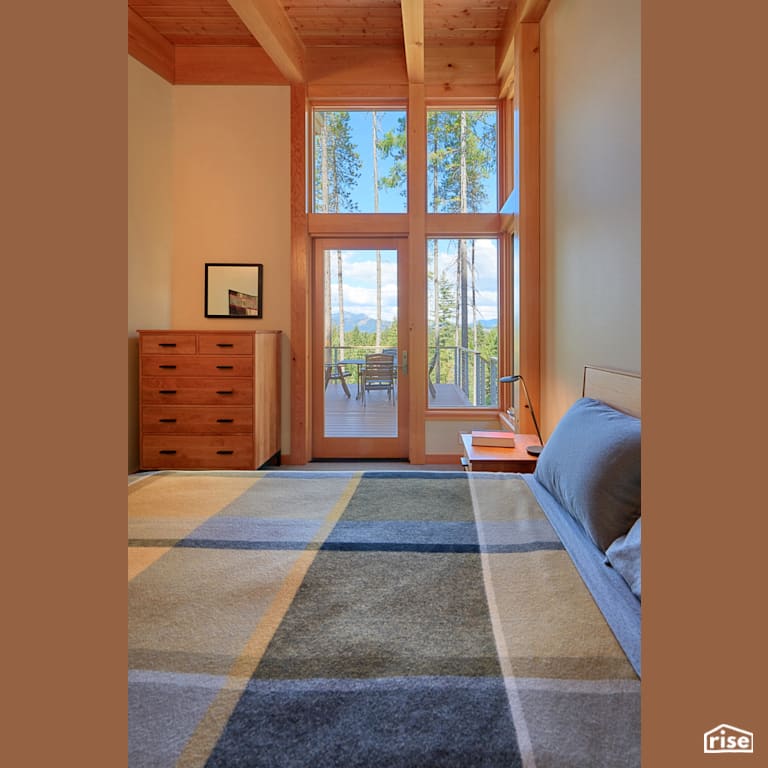 Cle Elum Home Master Off Of Deck with Argon Gas Filled Window by FabCab Inc