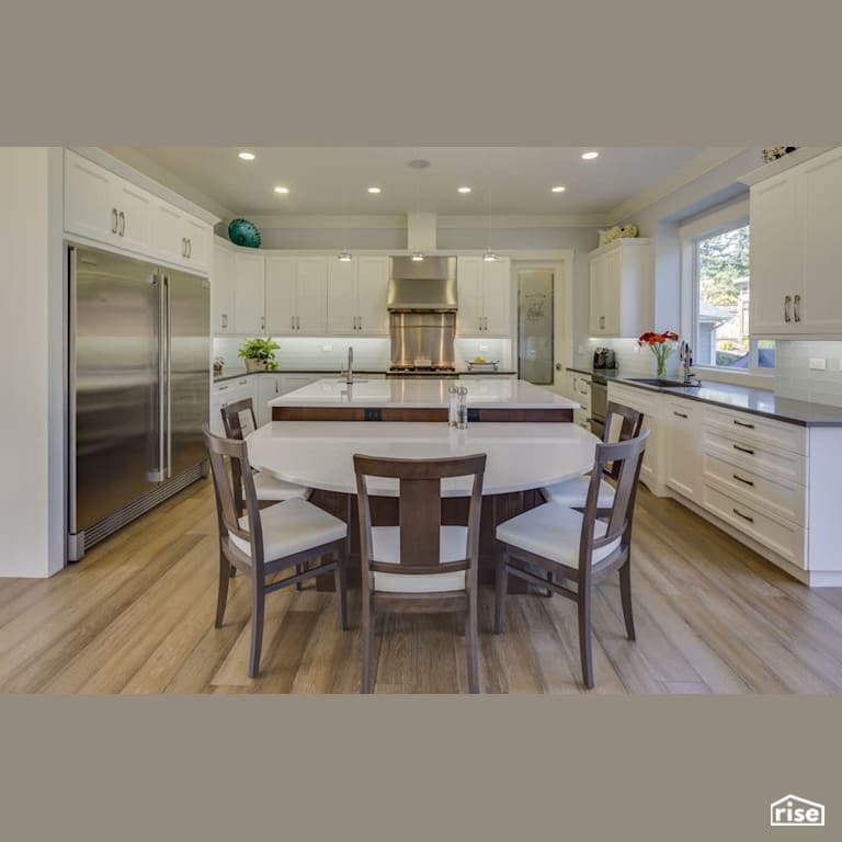 Clay Construction - Delta Charm - Kitchen with Low-Flow Kitchen Faucet by Clay Construction