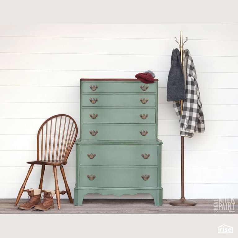 Dresser painted with Real Milk Paint with Milk Paint by Real Milk Paint Co