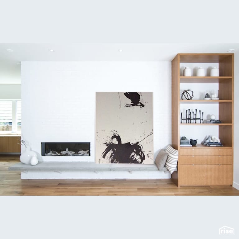 Living Room with Integrated LED by Naikoon Contracting