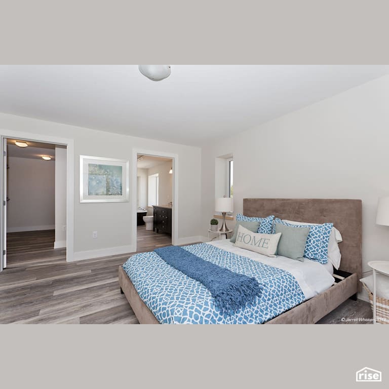 Halifax Passive House Master Bedroom with LED Lighting by Passive Design Solutions
