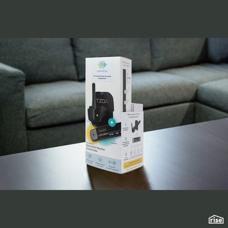 Air Quality Monitoring & Controls with Smart Air Quality Monitor by TZOA