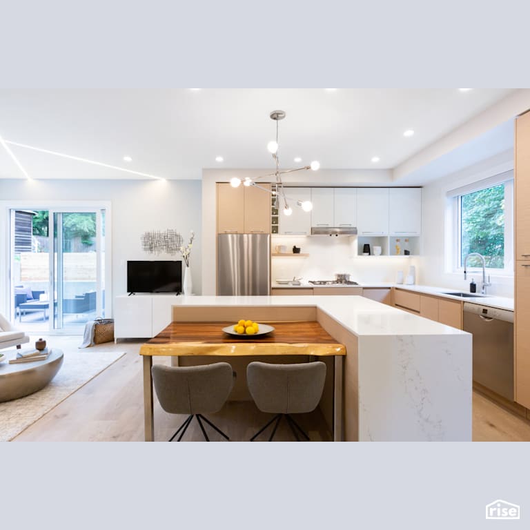 MODCUBE Kitchen with Energy Star Exterior Door by Synthesis Design