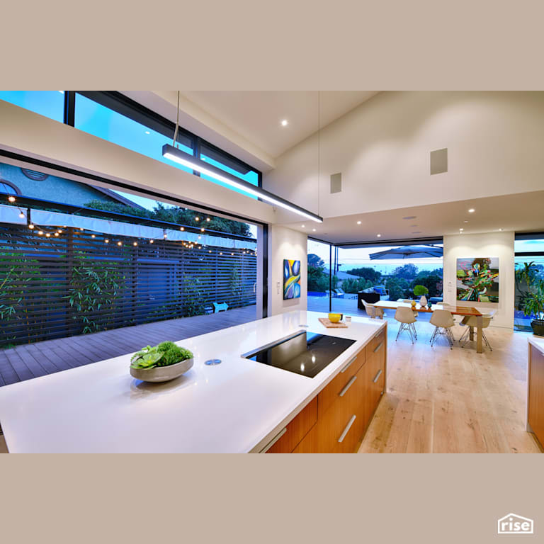 Kitchen with Integrated LED by Alliance Green Builders