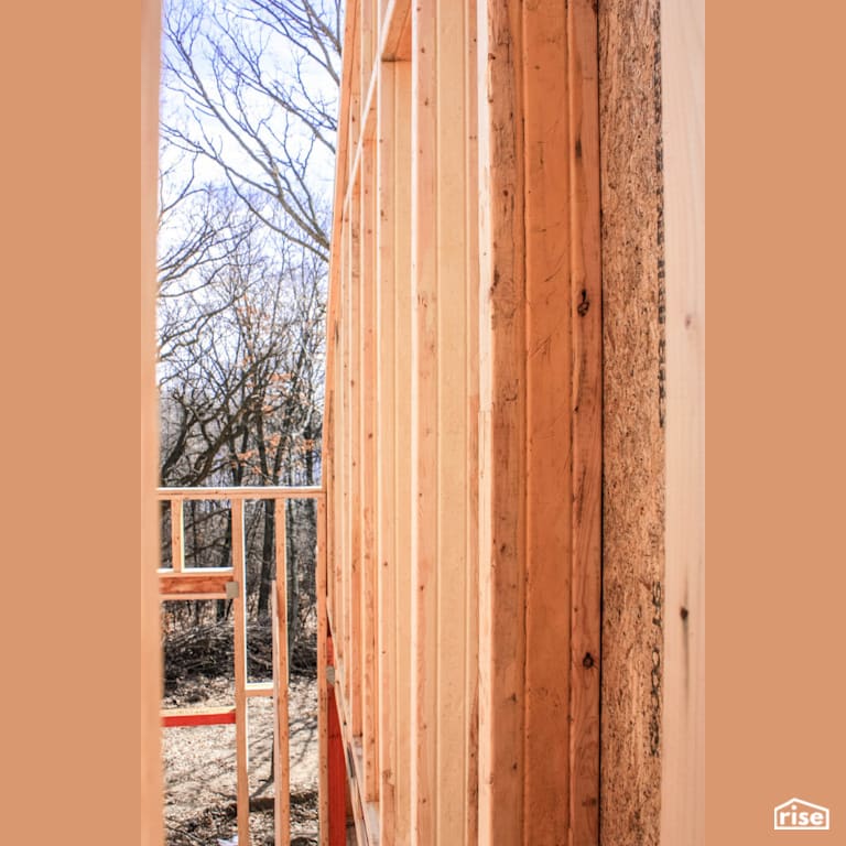 Second floor insulated stud framing with Insulated Stud by Tstud