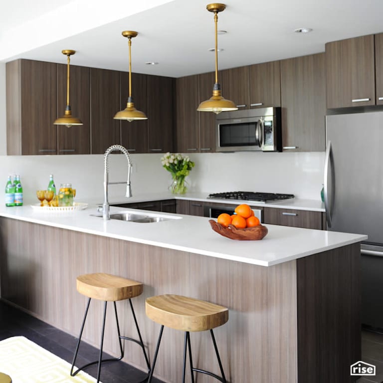 Kitchen with Engineered Hardwood by PlaidFox