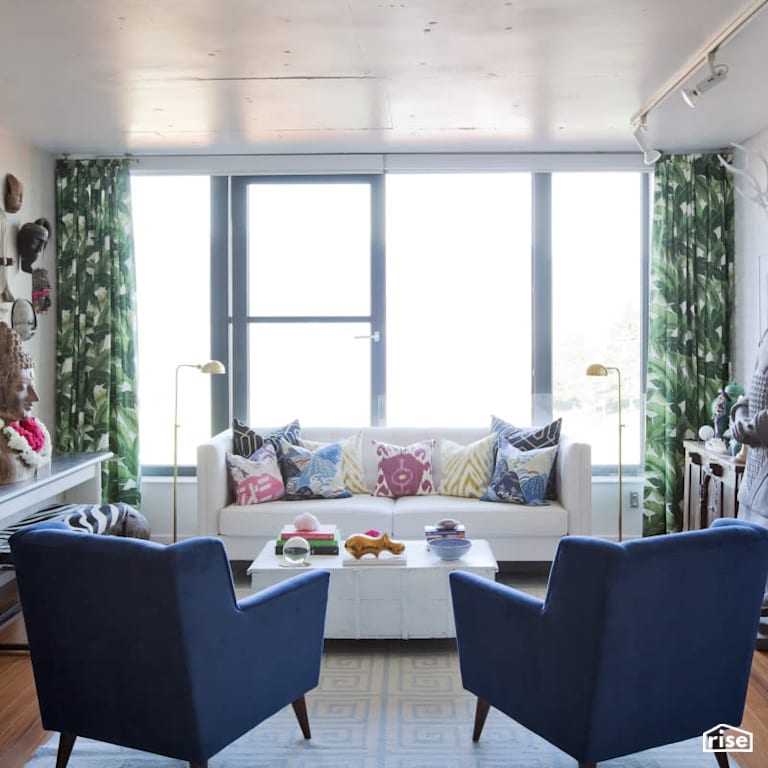 Gastown Loft - Living Room with Engineered Hardwood by PlaidFox