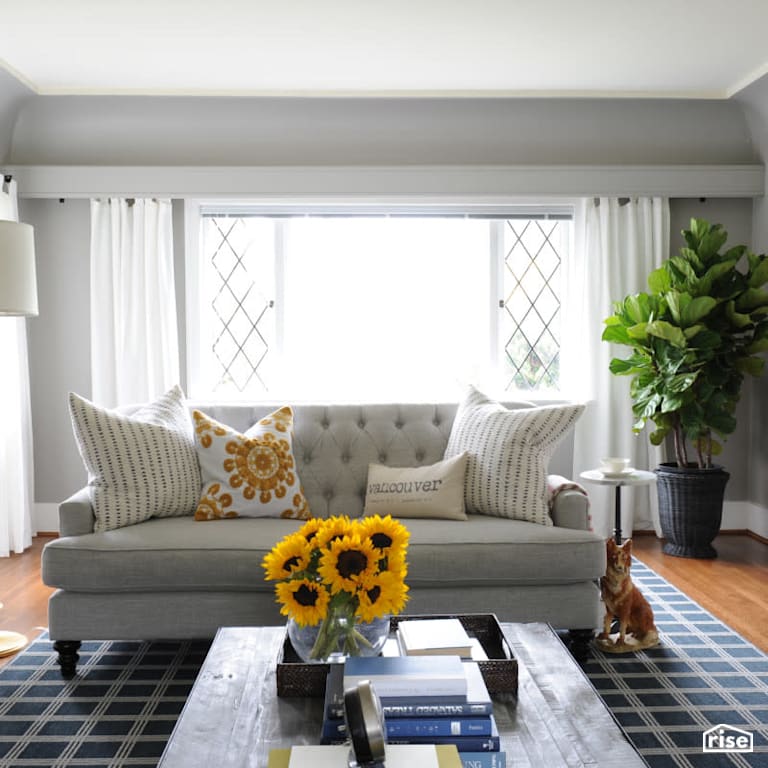 Jericho Beach - Family Room with Air Purifying Plant by PlaidFox
