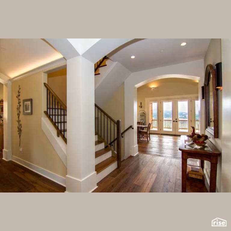 Entryway with Integrated LED by Winsome Construction