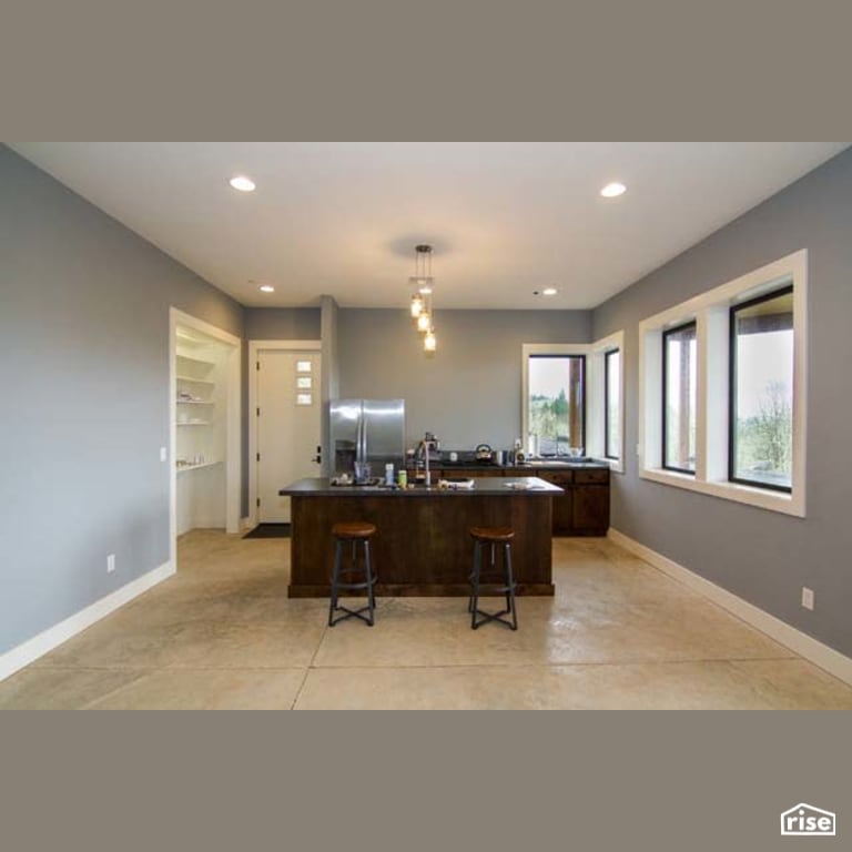 Kitchen - 2nd living unit with Integrated LED by Winsome Construction