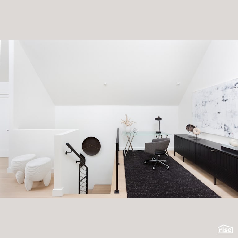 Pocket Office for Working From Home with Low-VOC Interior Paint by Synthesis Design