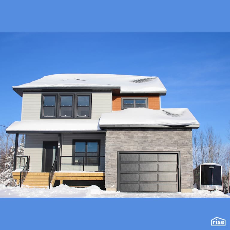 The California - Exterior with Energy Star Exterior Door by Justin Bowers Homes