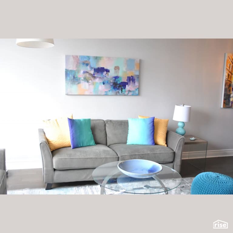 Dreamy Downtown Condo with Laminate Flooring by Amazing Space Interiors