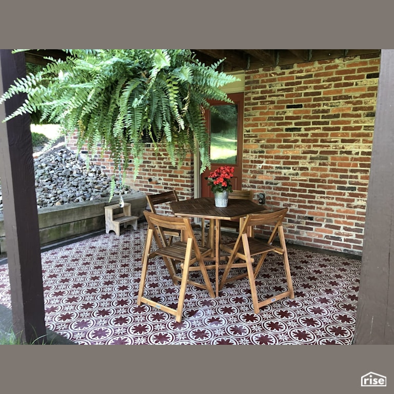 Patio Painted With Milk Paint with Milk Paint by Real Milk Paint Co
