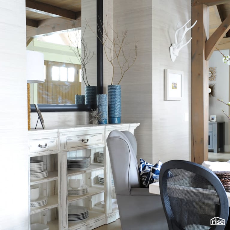 Walnut Grove - Dining Room with Solid Wood Door by PlaidFox