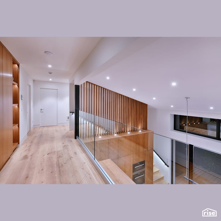 Hallway with Integrated LED by Alliance Green Builders