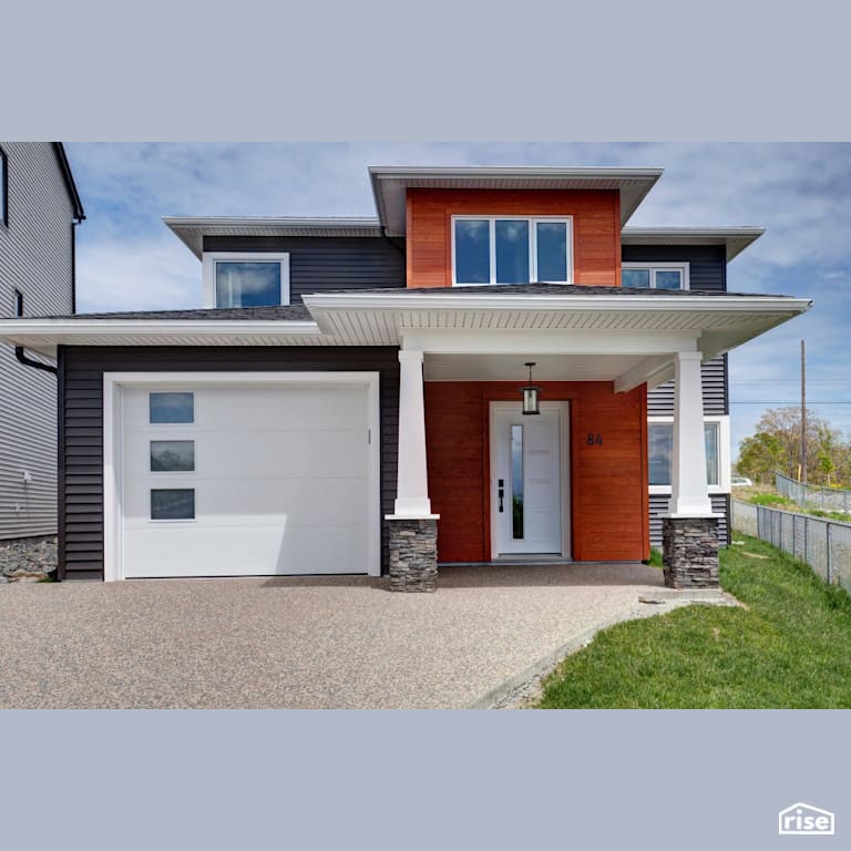 Halifax Passive House Exterior with Energy Star Exterior Door by Passive Design Solutions