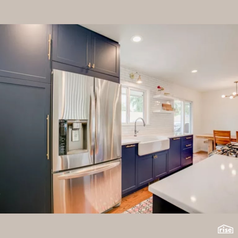 Kitchen with Integrated LED by Constructive Builders