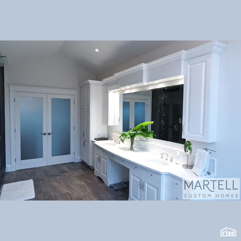 Verona Court - Bathroom with Low-Flow Bathroom Faucet by Martell Homes