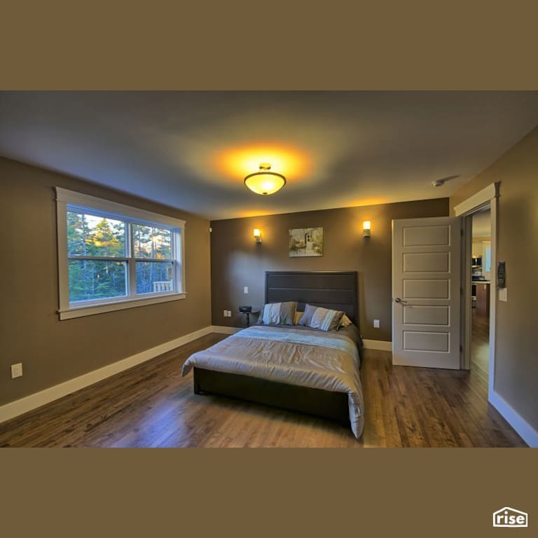 145 Olive - Master Bedroom with Triple Pane Window by Whitestone Developments