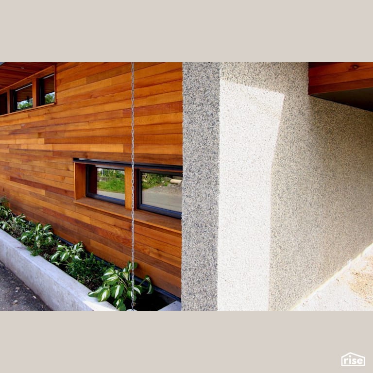 Mendoza House - Exterior with FSC Certified Hardwood by Lanefab Design/Build