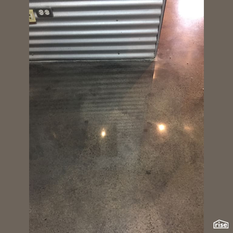 800 Grit Black dye with Concrete Flooring by DeltaCrete