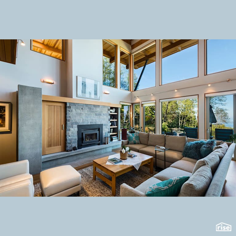 Bowen Island with Double Pane Window by Cascadia Windows & Doors