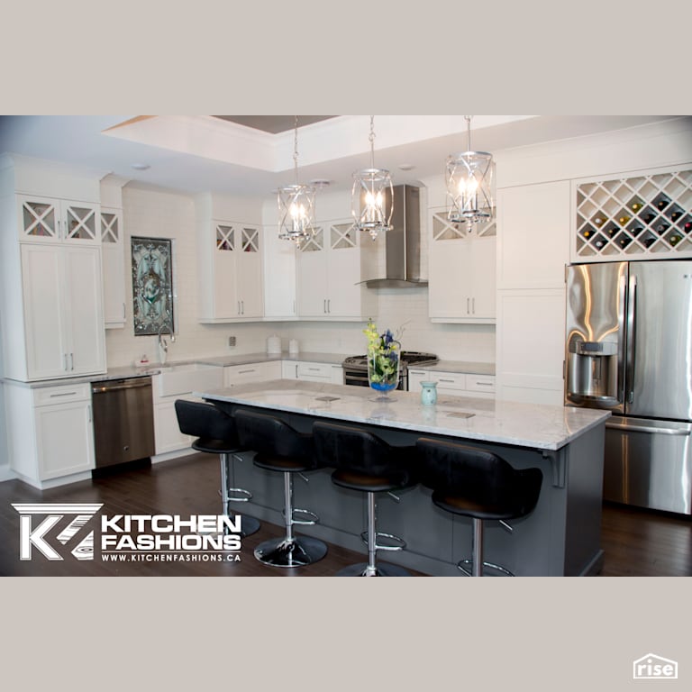 Kitchen Fashions - Custom Dream Home with Low-Flow Kitchen Faucet by Home Fashions