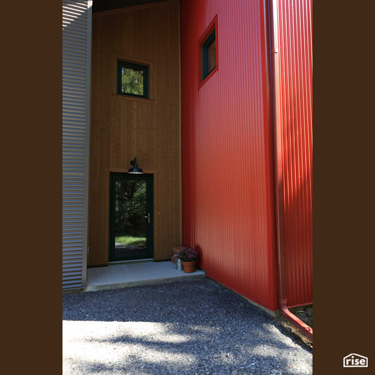 River Road Siding with Clapboard Wood Siding by The Conscious Builder