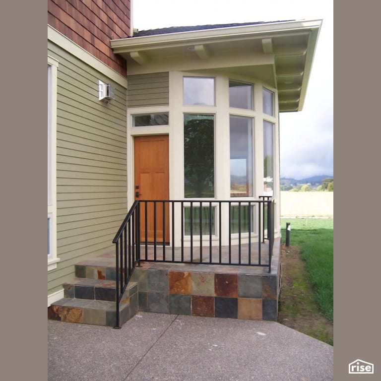 Side Entrance with Fixed Window by Winsome Construction