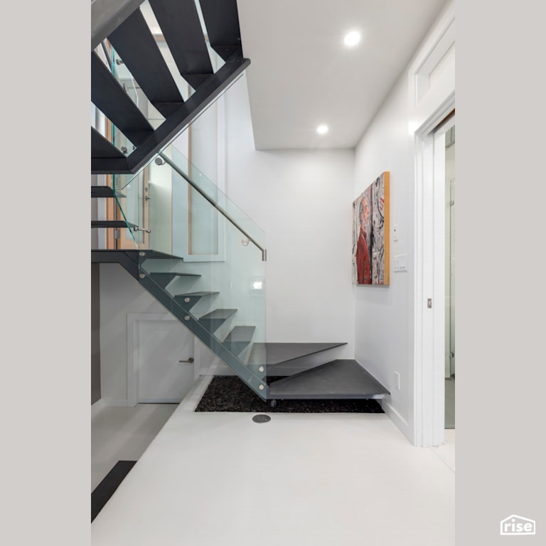 E29th Staircase with LED Lighting by Lanefab Design/Build