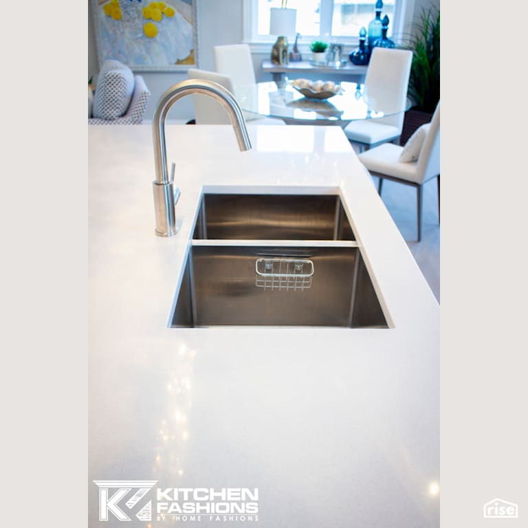 Kitchen Fashions - Hickory Slate Kitchen with Low-Flow Kitchen Faucet by Home Fashions