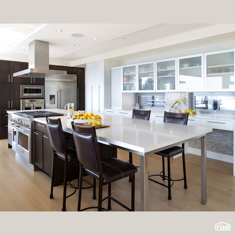 Kitchen with Integrated LED by Naikoon Contracting