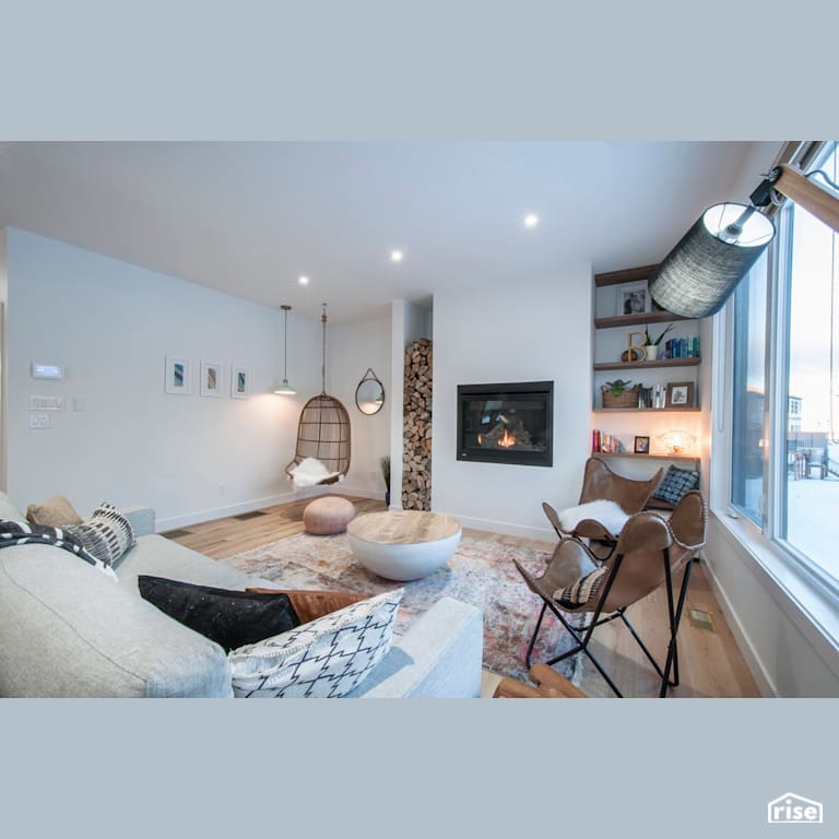 Paradiso Living Room with Dimmer Switch by Bowers Construction