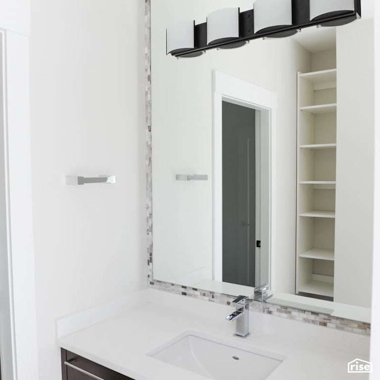 Luxton Square -  with Low-Flow Bathroom Faucet by PlaidFox