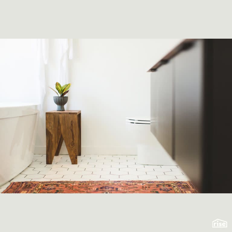 Gibbon Bathroom with Ultra High Efficiency Toilet [UHET] by Vantage Build