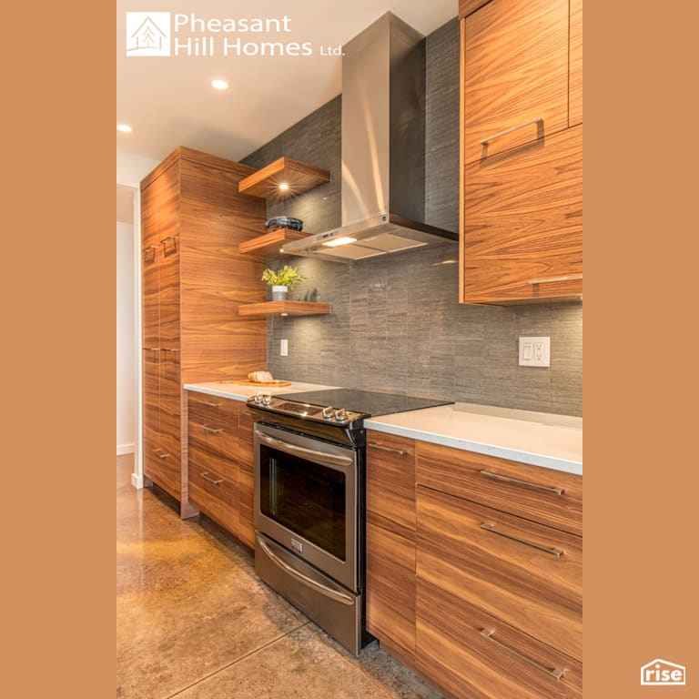 Beachfront Living - Kitchen with Integrated LED by Pheasant Hill Homes Ltd.